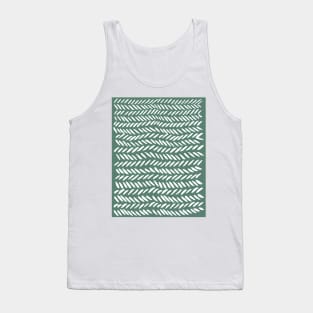 Knitting pattern - white on sage Tank Top